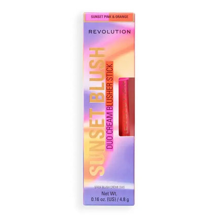 Revolution Sunset Blush Stick Sunset Pink & Orange