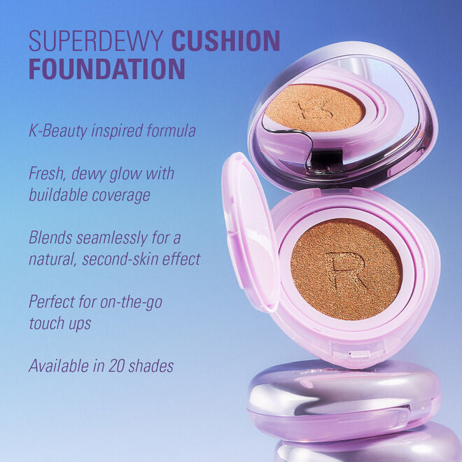 Revolution Superdewy Cushion Foundation Light Neutral Cool, lichte foundation met dewy finish, foto 4 van 10