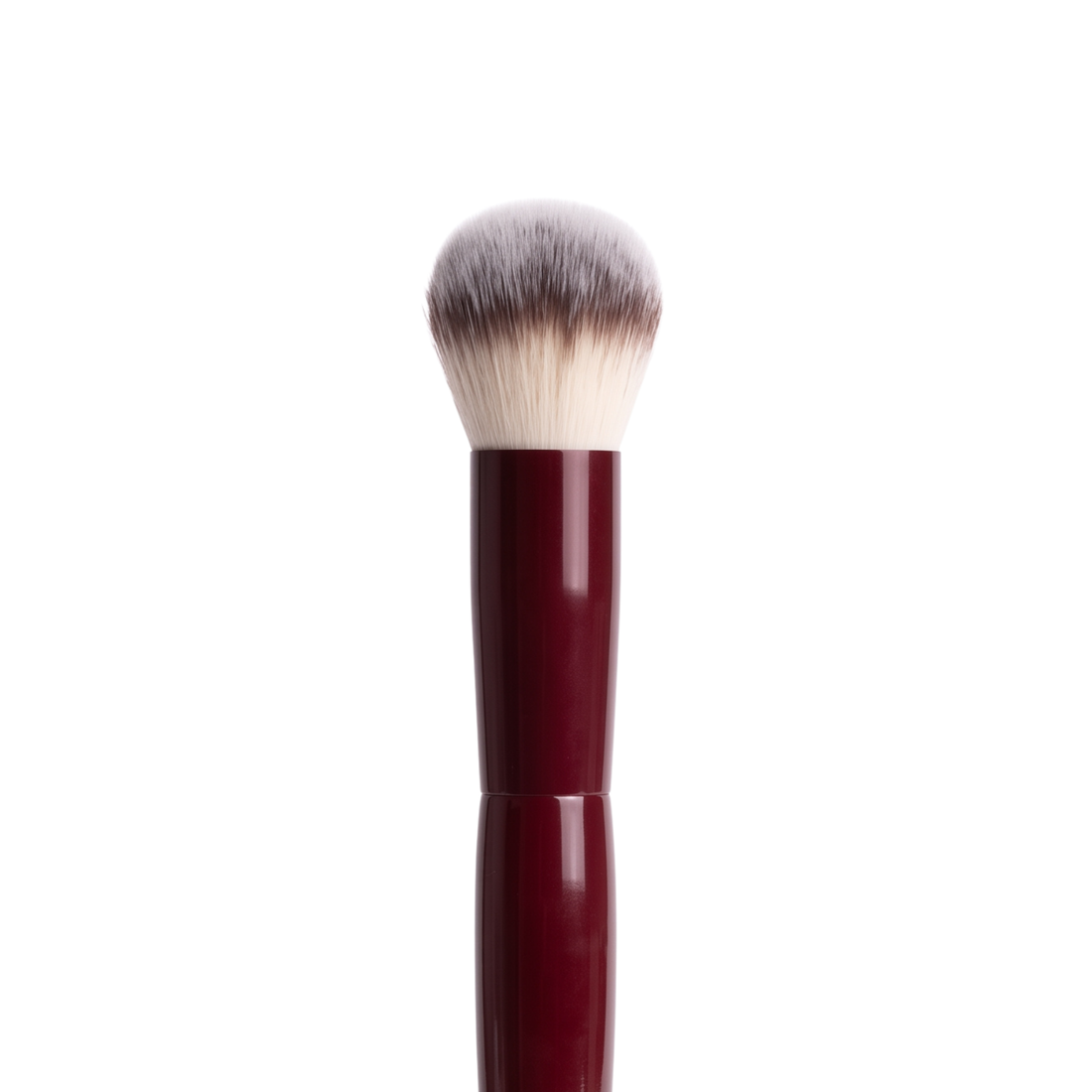 Boozyshop Flawless Round Foundation Brush, close-up van de ronde kwastkop op witte achtergrond
