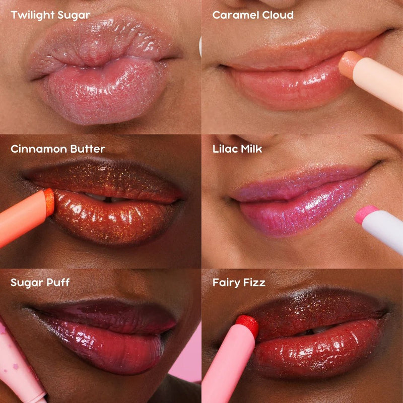 Rude Cosmetics Chibi Manga Collection Shimmer Lip Balm Lilac Milk, lippenbalsem met shimmer, foto 2 van 6