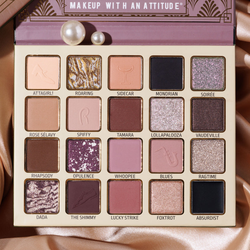 Rude Cosmetics The Roaring 20's Eyeshadow Palette Bohemian, oogschaduwpalette met mauve tinten, foto 4 van 5