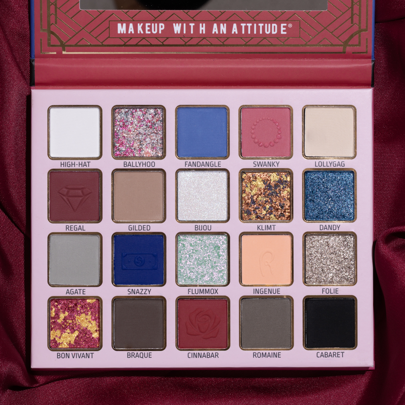 Rude Cosmetics The Roaring 20's Eyeshadow Palette Opulent, oogschaduwpalette met 20 tinten, foto 5 van 6