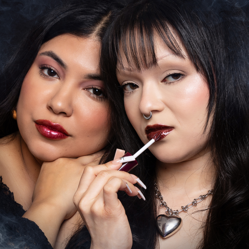 Rude Cosmetics The Spell Book Collection Shimmer Lip Oil Flareborn, shimmering lipolie, foto 6 van 7