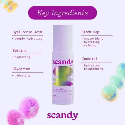 Scandy Dew Me a Favor Prep & Refresh Face Mist