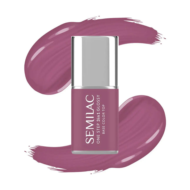 Semilac One Step 3in1 Glossy S205 Purple Beige