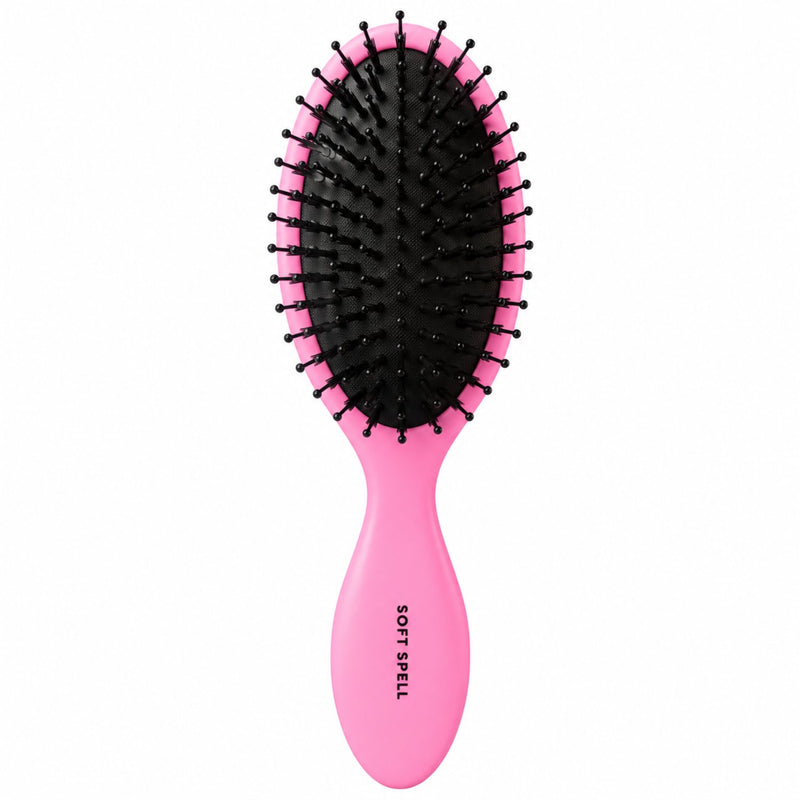 Soft Spell Glow Brush Pink, haarborstel voor glanzend haar