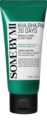 Some By Mi AHA BHA PHA 30 Days Miracle Acne Clear Foam 50 ml.