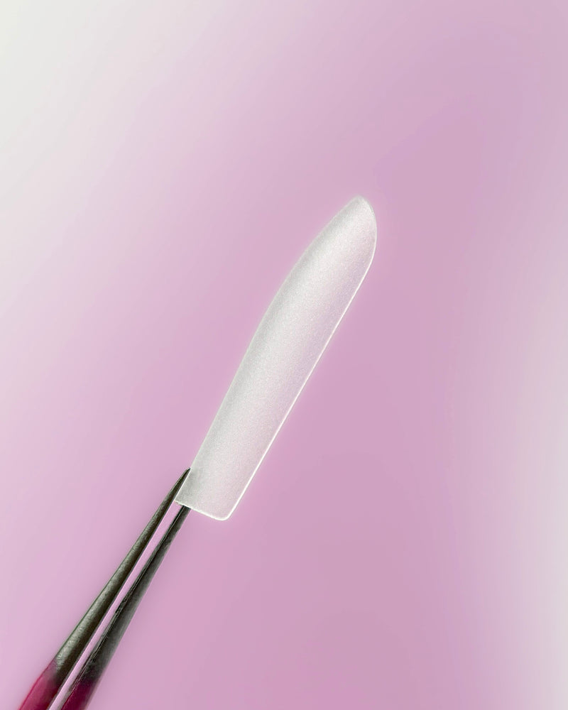 Lunamoon Gel Tips Square Medium op de nagel