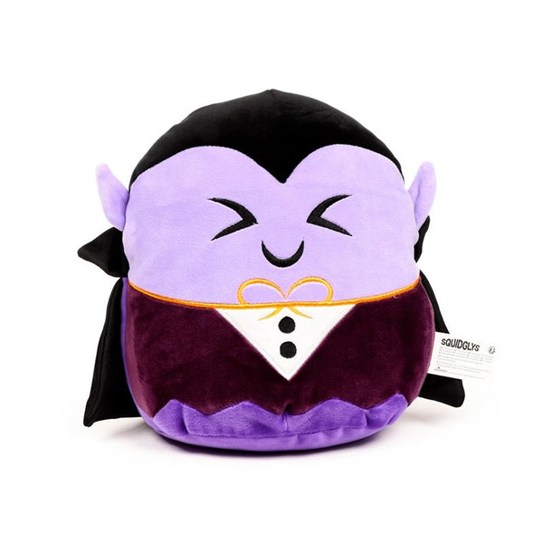 Squidglys Spooky Dracula Plush, zachte knuffel in de vorm van Dracula