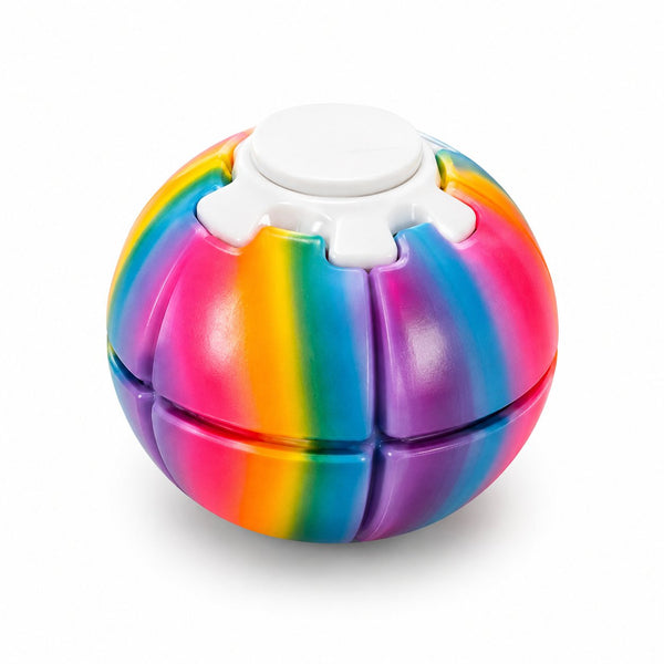 Squishy Fidget Spinner Ball Rainbow