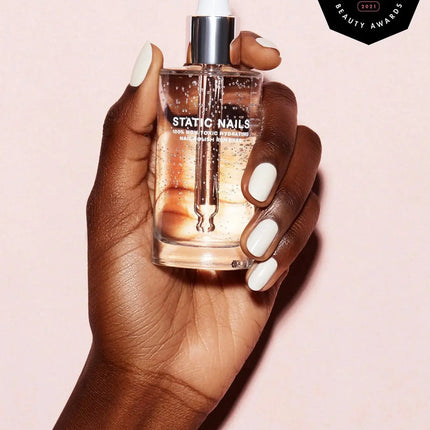 Static Nails 100% Non-Toxic, Odorless Polish & Pop-On Remover Clear