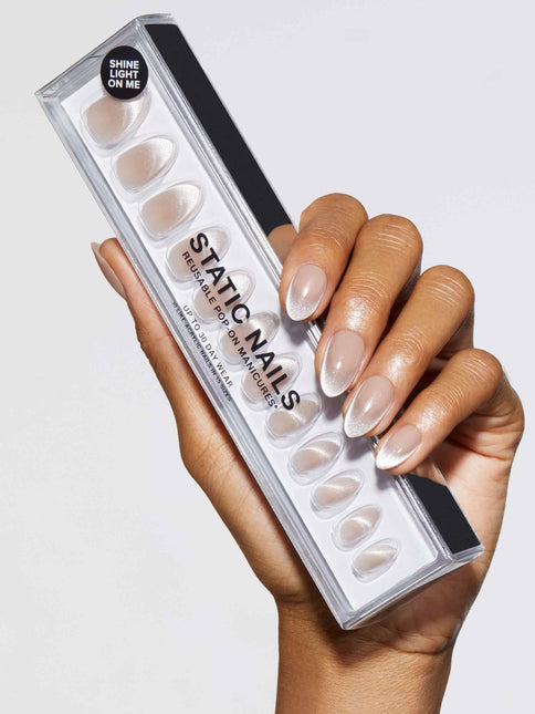 Static Nails Reusable Pop-On Manicure Champagne Room