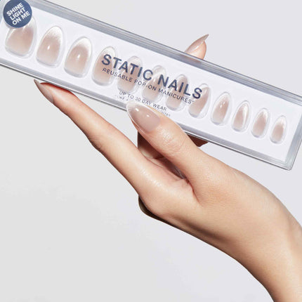 Static Nails Reusable Pop-On Manicure Champagne Room