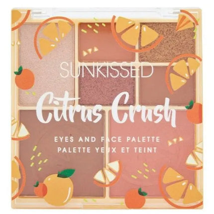 Sunkissed Citrus Crush Eyes and Face Palette