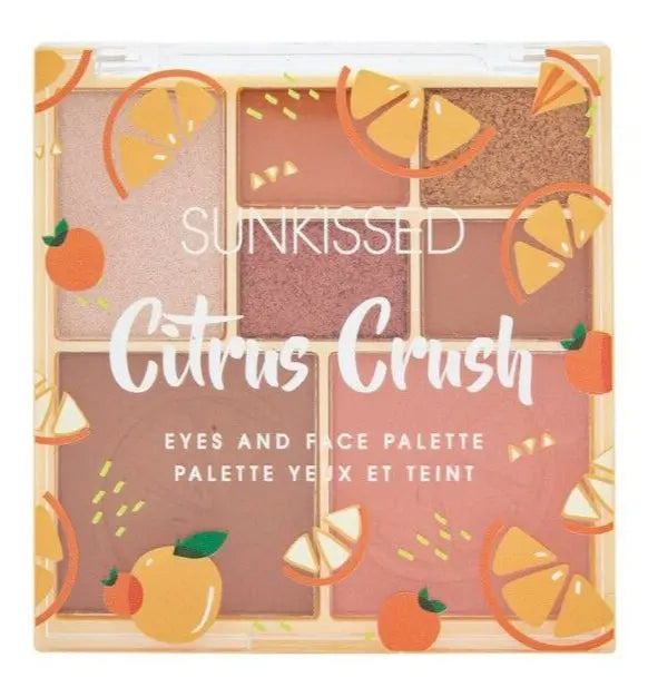 Sunkissed Citrus Crush Eyes and Face Palette