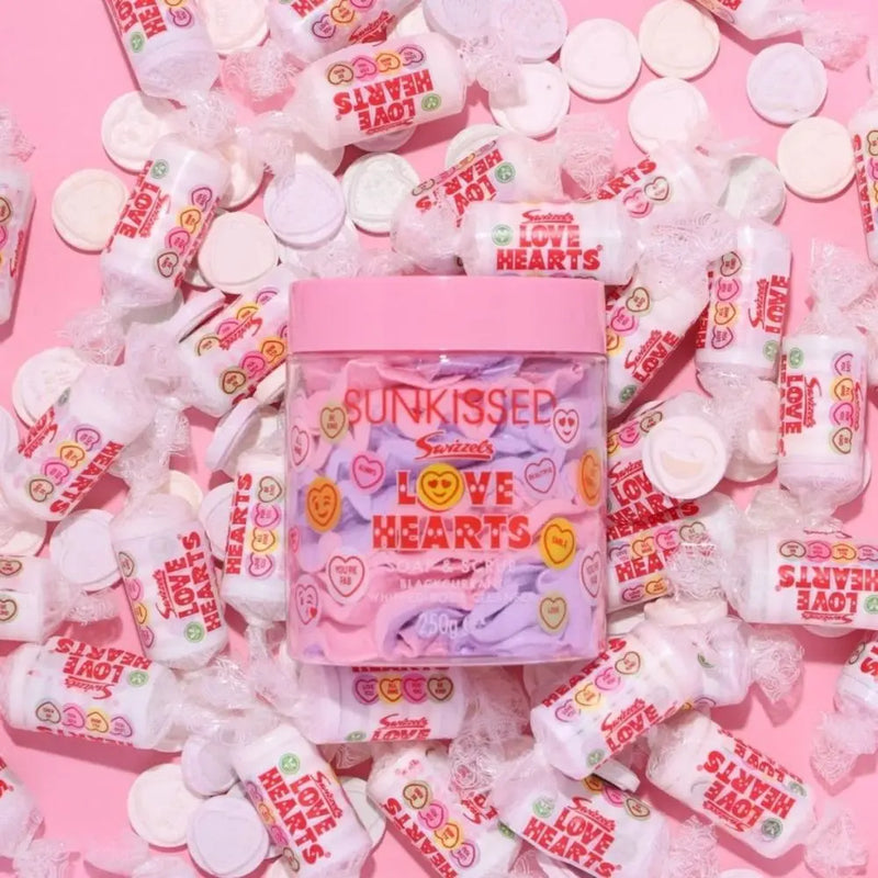 Sunkissed Love Hearts Soap & Scrub Blackcurrant