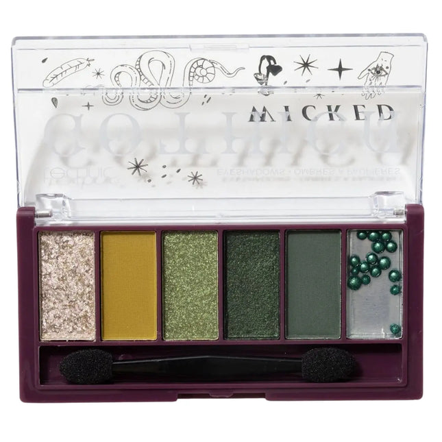 Technic Gothica 6 Pan Eyeshadow Palette Wicked