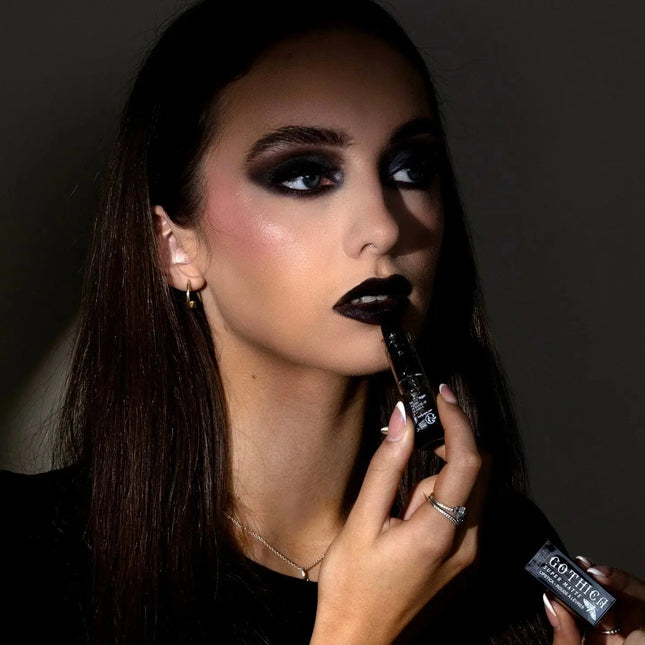 Technic Gothica Black Velvet Matte Black Lipstick
