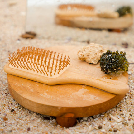 The Bamboovement Bamboo Paddle Brush