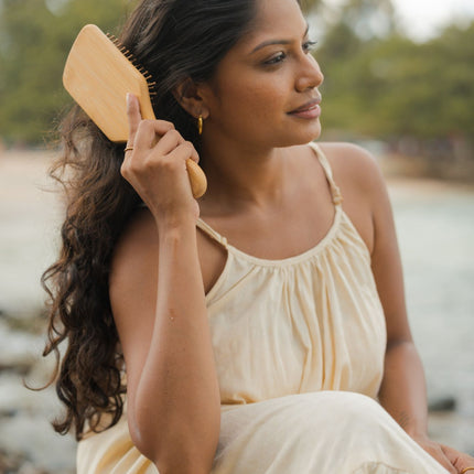 The Bamboovement Bamboo Paddle Brush