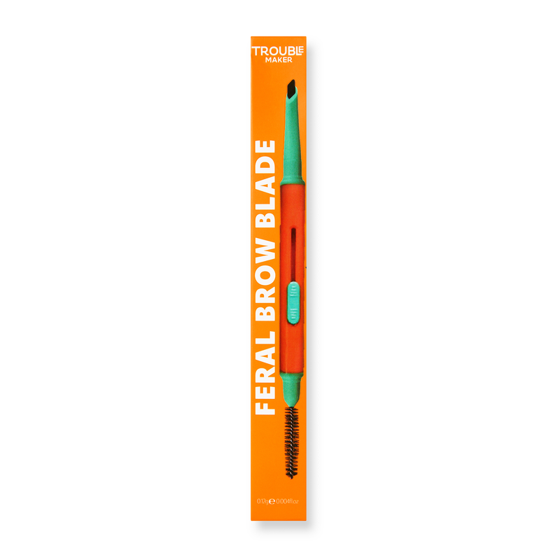 Trouble Maker Feral Brow Blade Pen Medium Brown, wenkbrauwpen voor het creëren van fijne haartjes, foto 3 van 3