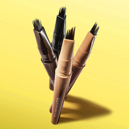 Trouble Maker Fluffer Brow Brush Natural Brow Pen Medium Brown