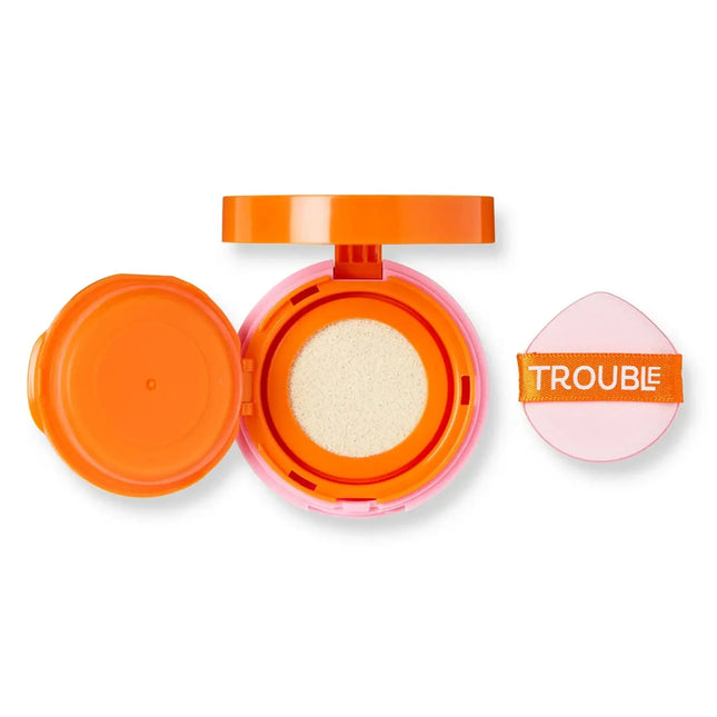 Trouble Maker Press Disco Cushion Highlight Dancefloor Gold