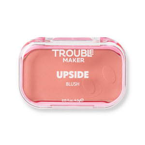 Trouble Maker Upside Powder Blush Glass Half Full