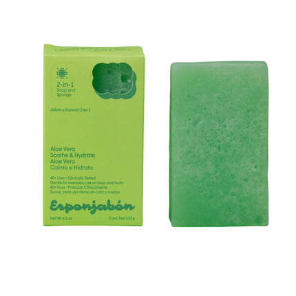T.TAiO Esponjabon Aloe Vera 2-in-1 Soap And Sponge