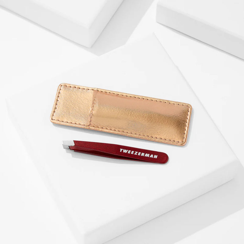 Tweezerman Vintage Rose Mini Set Tweezer with Case