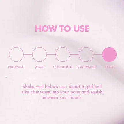 Umberto Giannini Wavy Whip Style Control Mousse