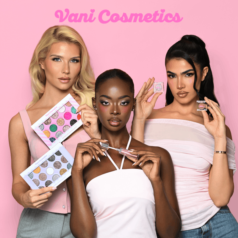 Vani Cosmetics Eyeshadow Cosmos, pressed glitter oogschaduw in koperen tint, foto 7 van 7