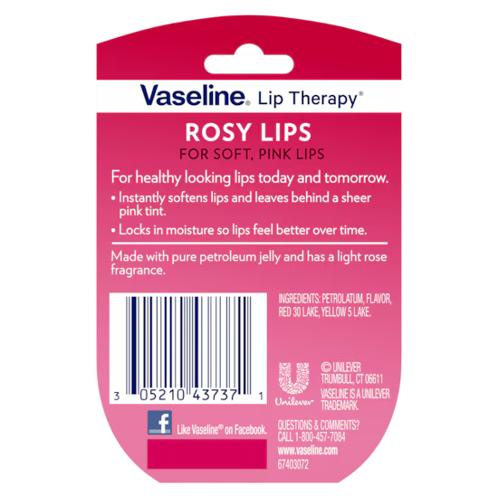 Vaseline Lip Therapy Mini Rosy