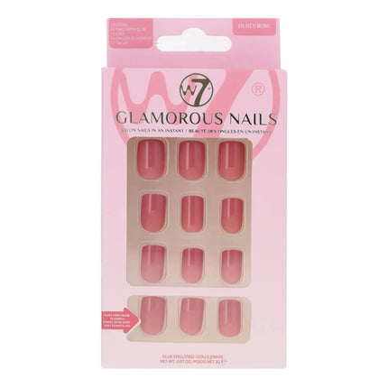 W7 Cosmetics Glamorous Press-On Nails Dusty Rose