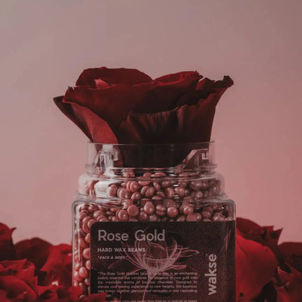 Wakse Hard Wax Beans Rose Gold Small