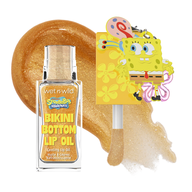 Wet n Wild Spongebob Cooling Lip Oil With Keychain I'm Ready!