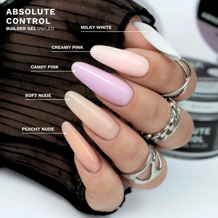 XFEM Builder Gel Absolute Control UV/LED Milky White 15 ml