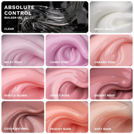 XFEM Builder Gel Absolute Control UV/LED Soft Nude 50 ml.