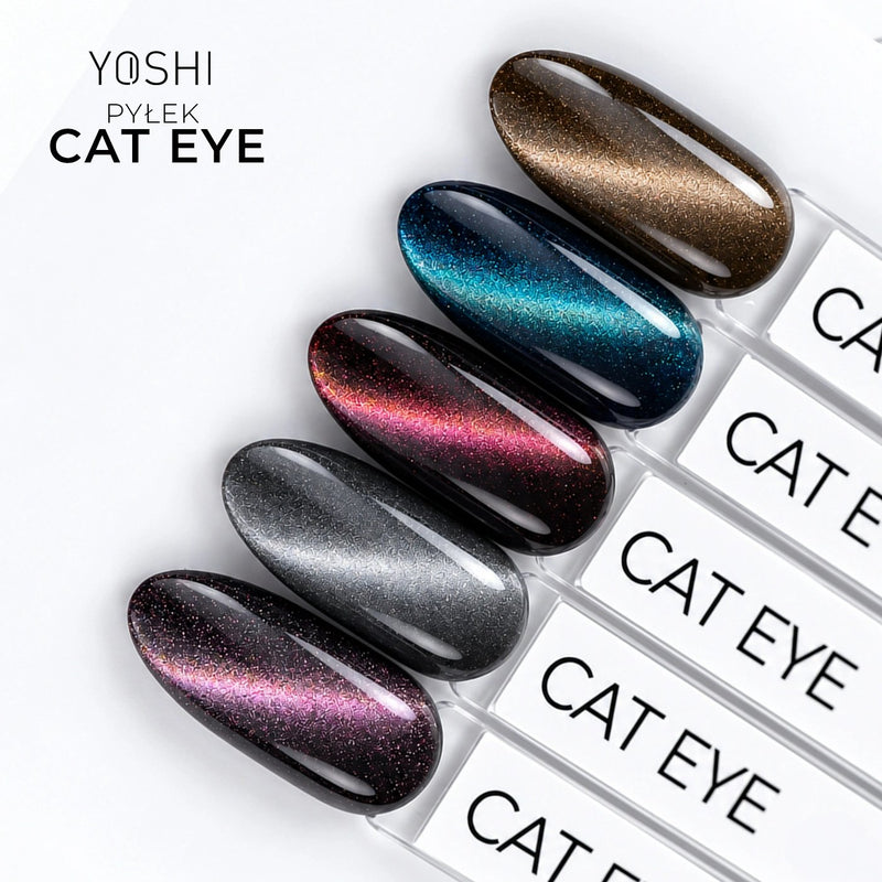 Yoshi Cat Eye Dust 4, nagelpoeder voor cat eye en holografische effecten, foto 3 van 7